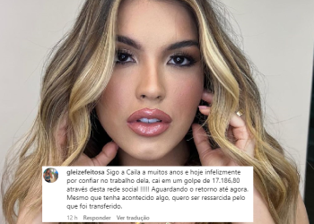 ‘Caí num golpe de R$ 17.186,80’, diz seguidora de Caila Carim, influencer de Manaus que teve perfil ‘hackeado’