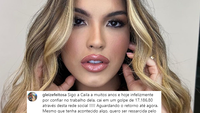‘Caí num golpe de R$ 17.186,80’, diz seguidora de Caila Carim, influencer de Manaus que teve perfil ‘hackeado’