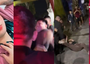 Depois de beber todas, blogueiro da ‘Cancelar Manaus’ sai na bicuda e socos com seguranças do Moai; vídeos