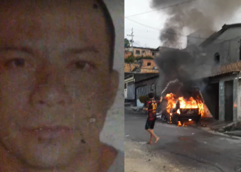 Homem é preso por atear fogo no carro da família em Manaus: ‘Ele é agressivo’, diz ex-mulher