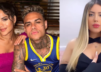 MC Cabelinho come abiu, não fala de traição e Bella Campos se adianta: ‘Não estamos mais namorando’