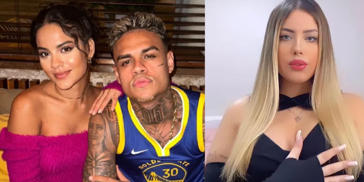 MC Cabelinho come abiu, não fala de traição e Bella Campos se adianta: ‘Não estamos mais namorando’