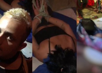 Horas após jovem ser morta, namorado é esquartejado em Manaus; vídeo mostra eles amarrados por Tribunal do Crime