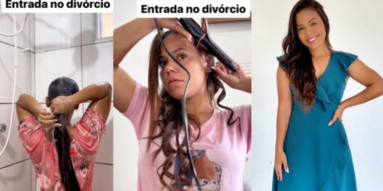 Tiktoker cristã flagrada em suposta traição faz ‘arrume-se comigo’ para o divórcio: ‘Mas não desacredite no amor’