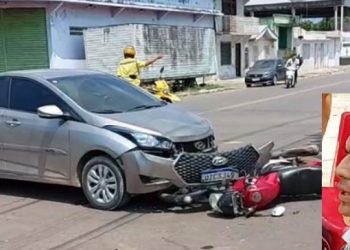 Motoqueiro sofre acidente com os três filhos que levava sem capacete em Itacoatiara