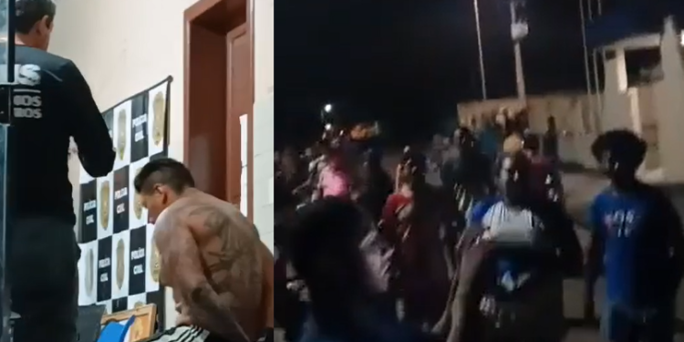 População estava revoltada em frente de delegacia e Gil Romero foi levado para Óbidos antes de Manaus