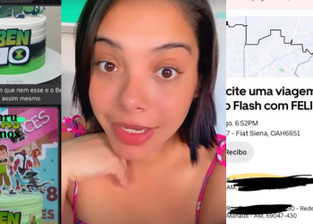 Motora de app some com Kit Festa de aniversário de menino de 10 anos em Manaus e caso revolta; vídeos