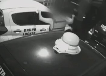 Vídeo: Vigilante é assassinado pelo próprio colega de trabalho durante surto