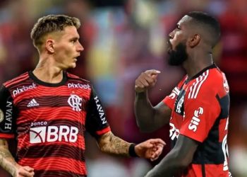 Gerson e Varela trocam socos e transformam treino do Flamengo em UFC