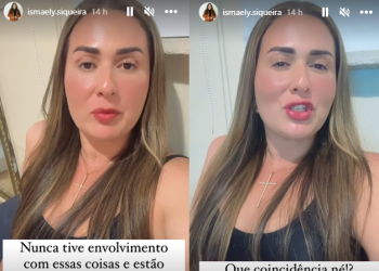 Ismaely Siqueira nega passagem na polícia, culpa prima e Íris Lins e se defende: ‘Nunca nem vi droga’
