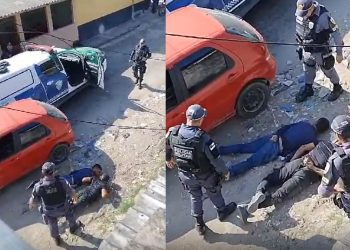 Vídeo: tiroteio no Jorge Teixeira acaba com suspeitos tombados pela polícia em Manaus