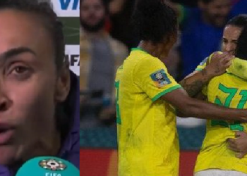 Brasil é eliminado da Copa Feminina em despedida de Marta: ‘Pra mim, é o fim da linha’