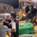 Em arraial no Lírio do Vale, PM mete a bicuda em mesa após homem ser detido; veja