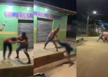 ‘Jacó’, acostumado a espancar mulher, é flagrado cometendo crime no meio da rua em Manicoré; veja