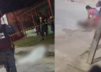 Após papoco entre facções no Rio Preto da Eva, mulher chora ao ver homem morto: ‘Não me deixa! Acorda!’; vídeo