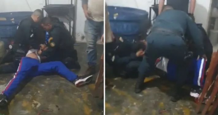 Alunos e professores gravam vídeo de PM dando gravata em estudante dentro de escola militar