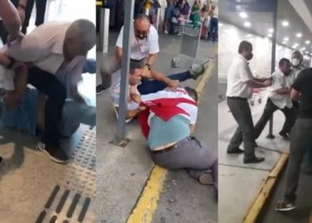 Vídeo: Motoristas saem no tapa por disputa de passageiros no aeroporto