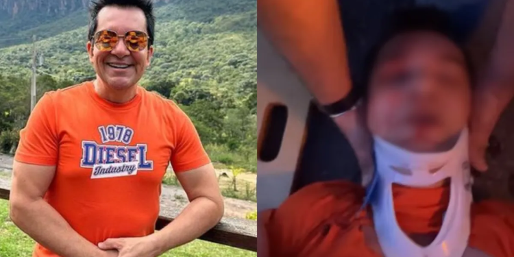 “O carro arrebentou todo”, Regis Danese sofre grave acidente de carrro