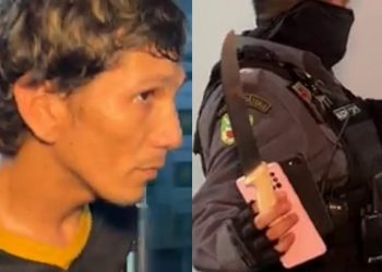 Bandidos ameaçam degolar trabalhador que esperava ônibus na parada em Manaus