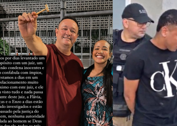 Vídeo: Família de Lucas Picolé faz vigília no TJ-AM para soltura do influenciador