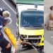 Vídeo: motorista do “amarelinho” é detido após atropelar duas pessoas na Grande Circular