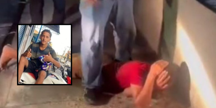 VÍDEO: ladrão leva surra violenta após vítima perceber que arma é falsa
