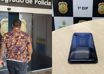 Após furtar celular em restaurante, motorista de app volta pra almoçar e acaba preso