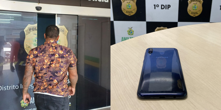Após furtar celular em restaurante, motorista de app volta pra almoçar e acaba preso