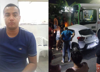 Motorista de app morre após ter veículo arrastado por ônibus em Manaus