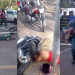 ​Criança e casal ficam gravemente feridos após colisão entre duas motos na Djalma Batista