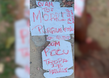 Após executarem, bandidos mandam recado para faccionados ficarem ‘espertos’