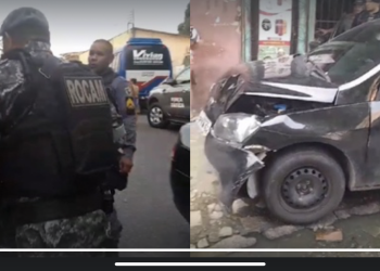 Criminoso faz família refém, troca tiros com a polícia e acaba morto