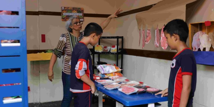 Professora cria ‘mercadinho pedagógico’ em Manaus para ensinar Matemática aos alunos