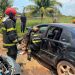 Vídeos: Carros colidem de frente e quatro ficam feridos no Iranduba