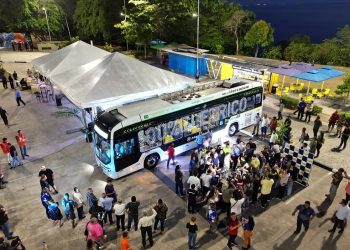 Com ônibus elétrico, Prefeitura de Manaus chega à marca de 253 veículos novos em 1.000 dias de gestão