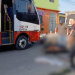 Vigilante morre esmagado por micro-ônibus na Cidade Nova e ‘carona’ fica ferido