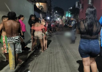 Pistoleiros matam homem no Alvorada e deixam outro baleado na perna; cena forte