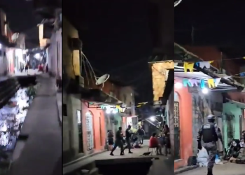 Vídeo mostra PMs em perseguição na ‘biqueira’ na Compensa e prisão de suposto traficante