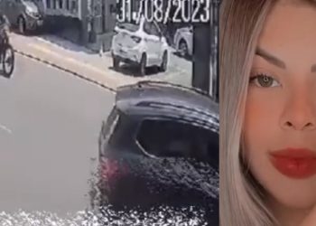 Vídeo inédito mostra fechada que blogueira de Manaus deu no personal morto em acidente