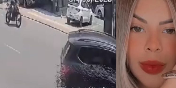 Vídeo inédito mostra fechada que blogueira de Manaus deu no personal morto em acidente