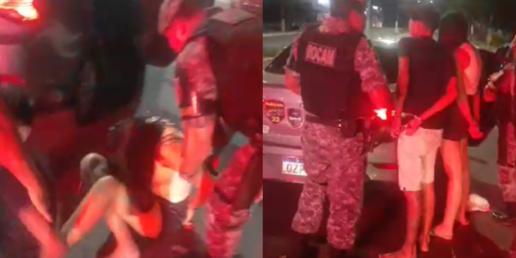 Vídeo: Rocam dá o bote e impede casal ‘blindado’ de roubar motorista de app em Manaus