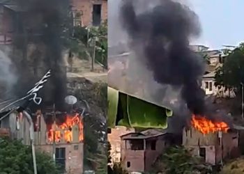 Família fica sem abrigo após incêndio em Manaus: ‘ligaram avisando que minha casa estava pegando fogo’