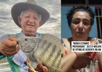 Ex-mulher lamenta em vídeo morto de dono de pousada em acidente aéreo em Barcelos; veja