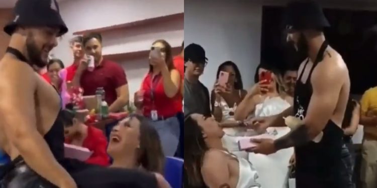 Juíza que se esfregou em gogo boy no Tribunal se defende: ‘não organizei a festa’