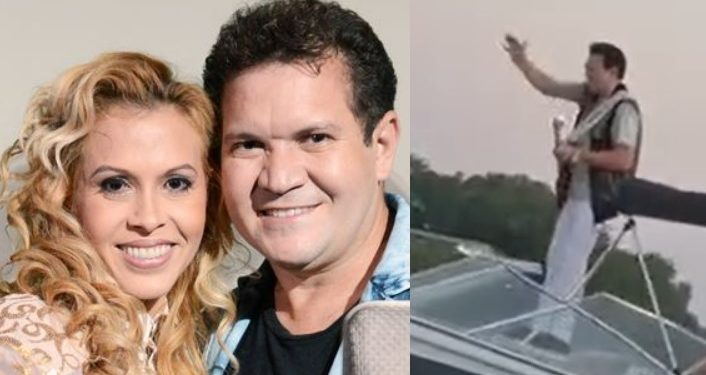 Chimbinha tenta gravar vídeo em Manaus, mas é interrompido pelos gritos de “Joelma”