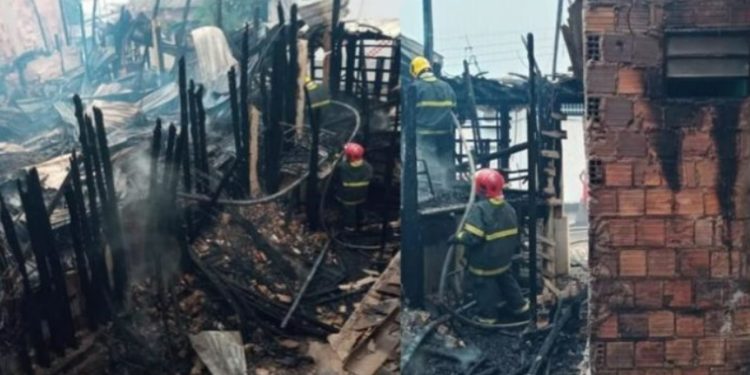 Bombeiros combateram mais de 40 incêndios em edificações de Manaus só em agosto