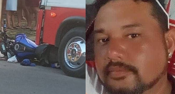 Indo trabalhar, pedreiro morre ao ter a moto atingida por micro-ônibus em Manaus