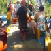 Dois contra um: casal senta a mão em mulher e uma delas fica com tudo à mostra em pagode no P 10; veja