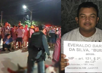 Fim de linha para ‘Buiú’: homem é perseguido, chutado e morre com sete tiros em Itacoatiara