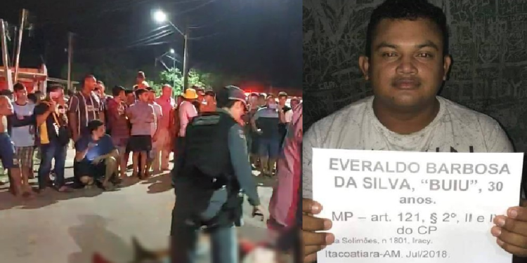 Fim de linha para ‘Buiú’: homem é perseguido, chutado e morre com sete tiros em Itacoatiara